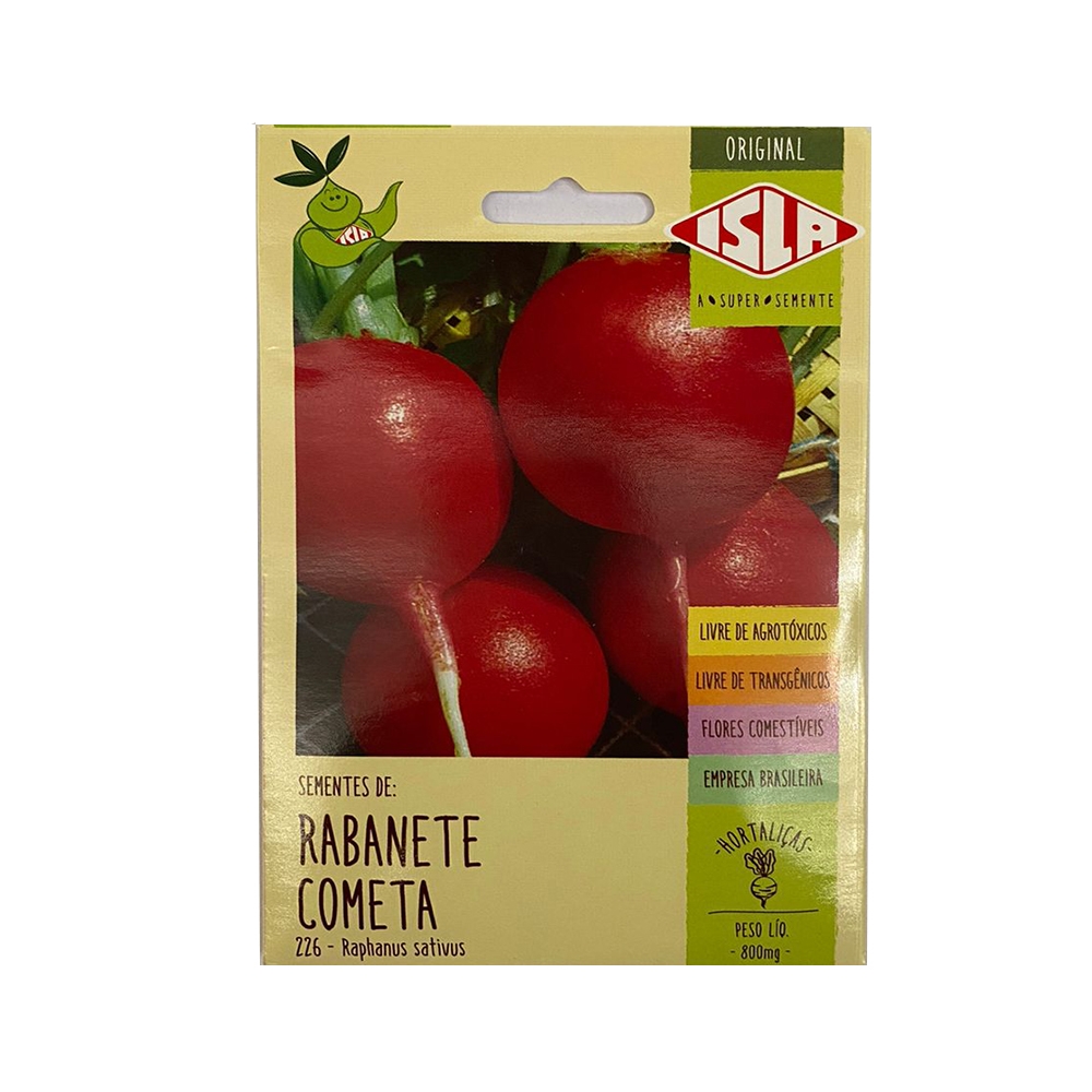 Envelope Rabanete Cometa