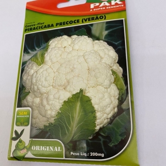 Envelope Couve-Flor Piracicaba Precoce ( Verão)